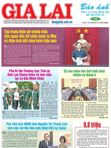 Báo Ảnh Gia Lai ngày 12-9-2025