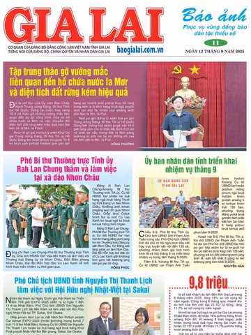 Báo Ảnh Gia Lai ngày 12-9-2025