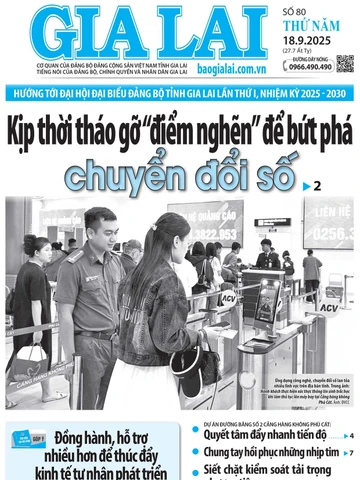 Báo Gia Lai số thứ năm ngày 18-9-2025