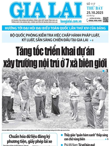 Báo Gia Lai số thứ bảy ngày 25-10-2025