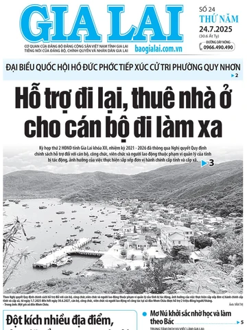 Báo Gia Lai số thứ năm ngày 24-7-2025