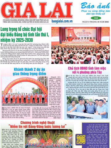 Báo Ảnh Gia Lai ngày 3-10-2025