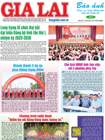 Báo Ảnh Gia Lai ngày 3-10-2025