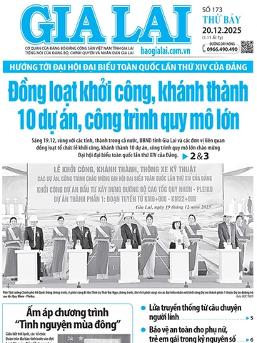 Báo Gia Lai số thứ bảy ngày 20-12-2025