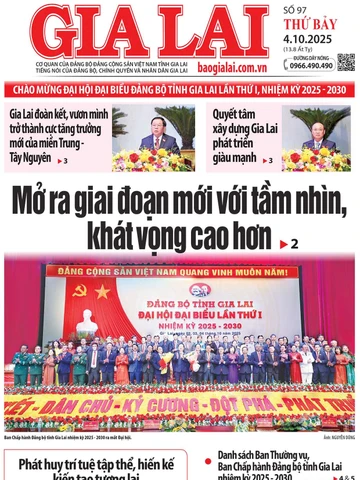 Báo Gia Lai số thứ bảy ngày 4-10-2025