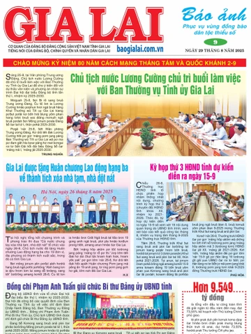 Báo Ảnh Gia Lai ngày 29-8-2025