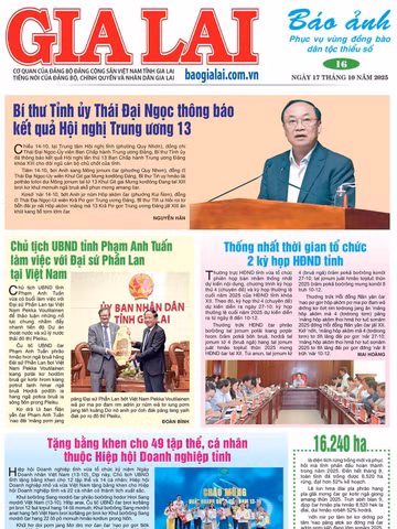 Báo Ảnh Gia Lai ngày 17-10-2025