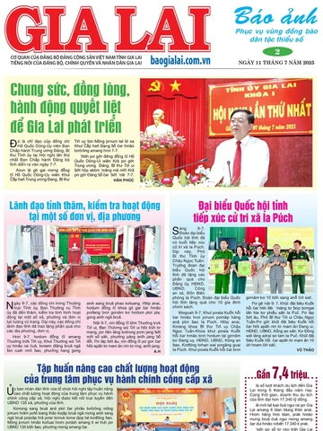 Báo Ảnh Gia Lai ngày 11-7-2025