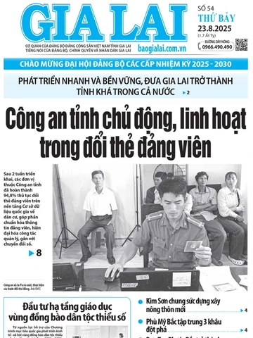 Báo Gia Lai số thứ bảy ngày 23-8-2025