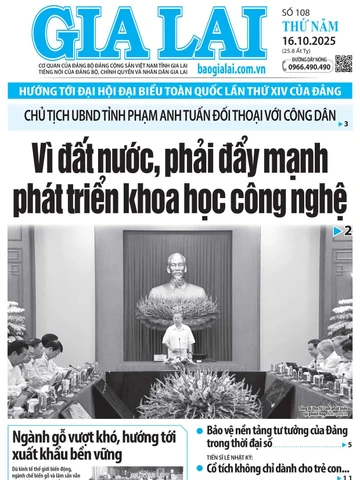 Báo Gia Lai số thứ năm ngày 16-10-2025