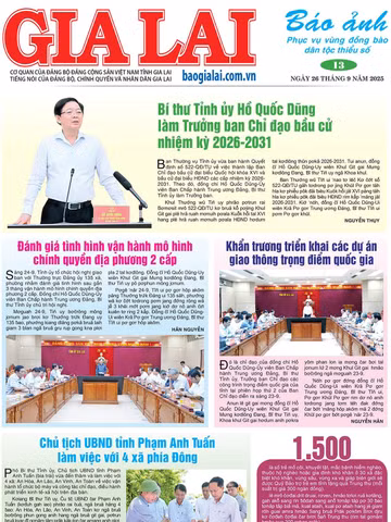 Báo Ảnh Gia Lai ngày 26-9-2025