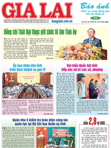 Báo Ảnh Gia Lai ngày 10-10-2025