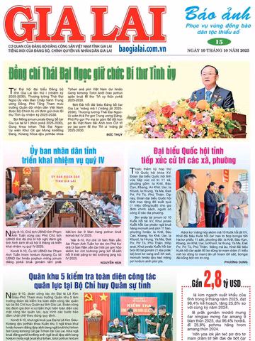 Báo Ảnh Gia Lai ngày 10-10-2025