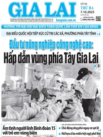 Báo Gia Lai số thứ ba ngày 7-10-2025