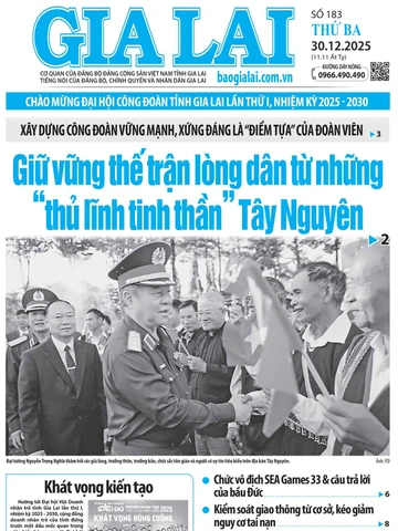 Báo Gia Lai số thứ ba ngày 30-12-2025