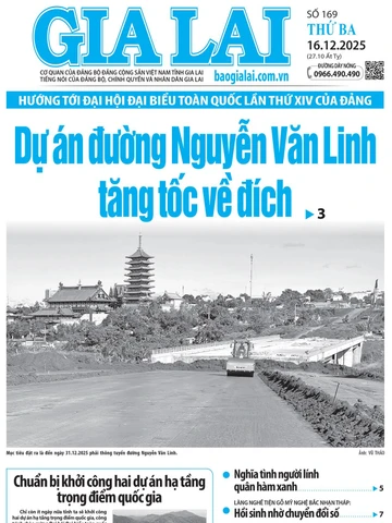 Báo Gia Lai số thứ ba ngày 16-12-2025