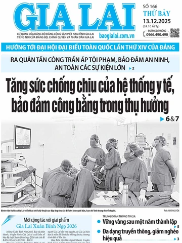 Báo Gia Lai số thứ bảy ngày 13-12-2025