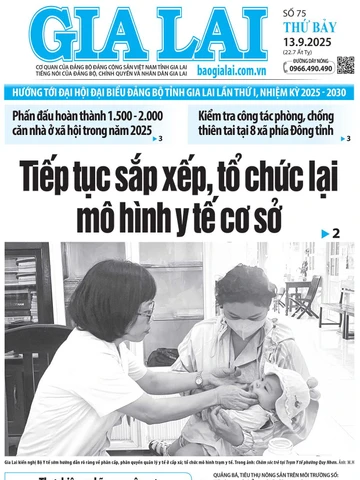Báo Gia Lai số thứ bảy ngày 13-9-2025