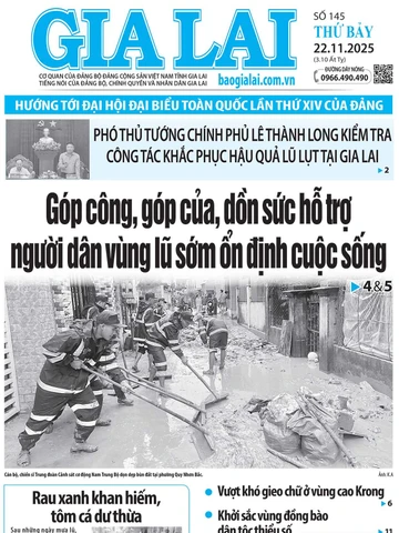 Báo Gia Lai số thứ bảy ngày 22-11-2025