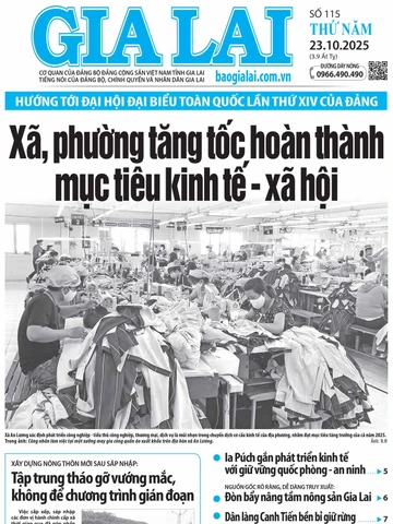 Báo Gia Lai số thứ năm ngày 23-10-2025