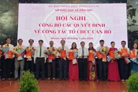 Gia Lai: Sở Giáo dục và Đào tạo công bố các quyết định về công tác cán bộ