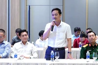 Đại diện các doanh nghiệp, nhà đầu tư phát biểu tại buổi gặp mặt.
