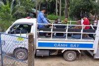 Công an phường Hoài Nhơn Tây điều tra làm rõ nhóm thiếu niên trộm cắp tài sản