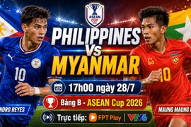 Nhận định Philippines vs Myanmar, 17h00 ngày 28/7: Chủ nhà chiếm ưu thế