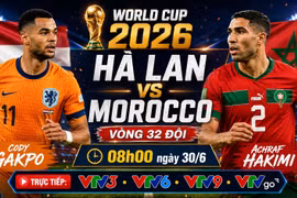 Hà Lan vs Morocco 8h ngày 30/6: Nhận định dự đoán tỷ số trận đấu