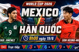 Kênh xem trực tiếp Mexico vs Hàn Quốc 8h 19/6: Đội hình ra sân chính thức