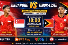 Trực tiếp Singapore vs Timor Leste 18h hôm nay xem ở đâu?