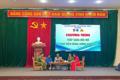 Chương trình "Thắp sáng ước mơ thanh niên hoàn lương" tại huyện Kbang