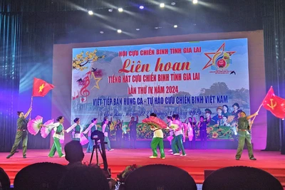 17 đội tham gia Liên hoan Tiếng hát Cựu chiến binh tỉnh Gia Lai lần thứ IV