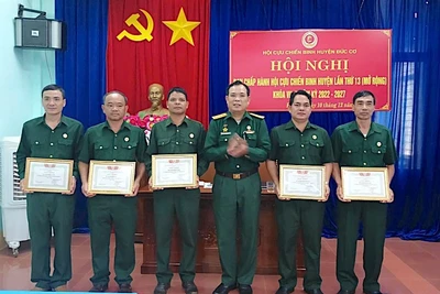 Hội Cựu chiến binh huyện Đức Cơ có 344 hội viên vay vốn từ quỹ nội bộ