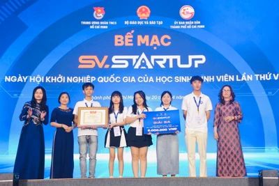 Gia Lai đạt giải 3 tại Cuộc thi “Học sinh, sinh viên với ý tưởng khởi nghiệp” lần thứ VII