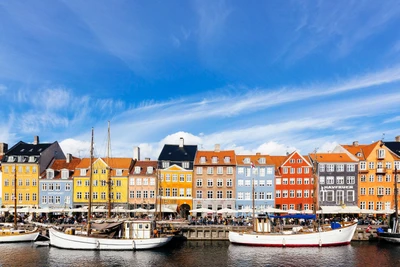 Con phố ven kênh đầy màu sắc của Copenhagen. (Ảnh: Nationalgeographic.com)