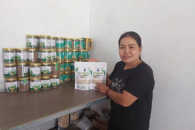 Các sản phẩm đạt OCOP 3 sao năm 2025 của chị Nguyễn Thị Thủy (tổ 2, xã Ia Ly).