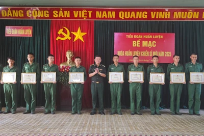Bộ đội Biên phòng tỉnh Gia Lai bế giảng khóa huấn luyện chiến sĩ mới