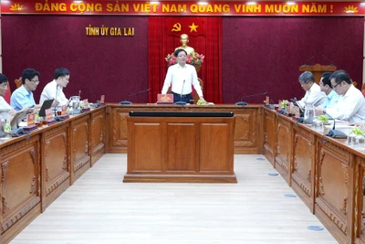Quang cảnh buổi làm việc.
