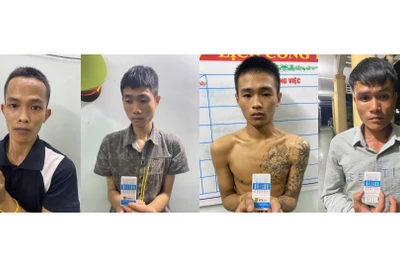 Gia Lai: Bắt quả tang nhóm đối tượng sử dụng trái phép chất ma túy