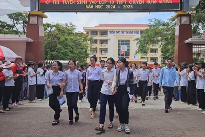 Các môn thi tuyển sinh vào lớp 10 Trường THPT chuyên Hùng Vương năm học 2025-2026