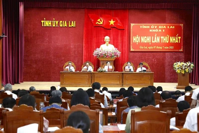 Ban Chấp hành Đảng bộ tỉnh Gia Lai khai mạc hội nghị lần thứ nhất