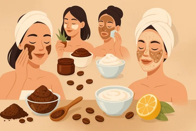 Bí quyết dưỡng da sáng mịn từ cà phê