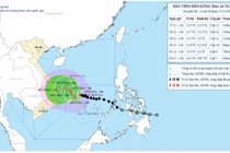 Đêm 27, ngày 28-11, ngoài khơi từ Gia Lai đến Khánh Hòa biển động mạnh, sóng cao 5-7 m