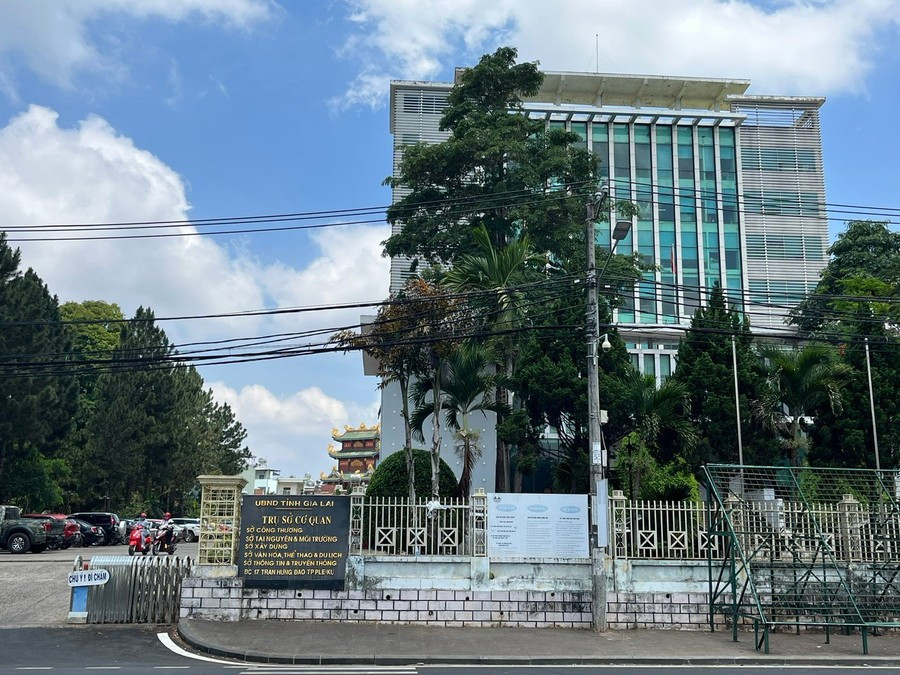 Chiều đi từ Pleiku-Quy Nhơn sẽ đón tại khu liên cơ quan (số 17 Trần Hưng Đạo, phường Pleiku). Ảnh: P.V z6534787181410-efa4d9e8c785c6afd0d8fec36bab1299.jpg