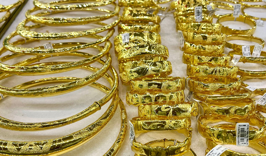 El precio del oro en los últimos 10 días ha alcanzado los 120,5 millones de VND/tael. Foto: P.V. img-1770.jpg