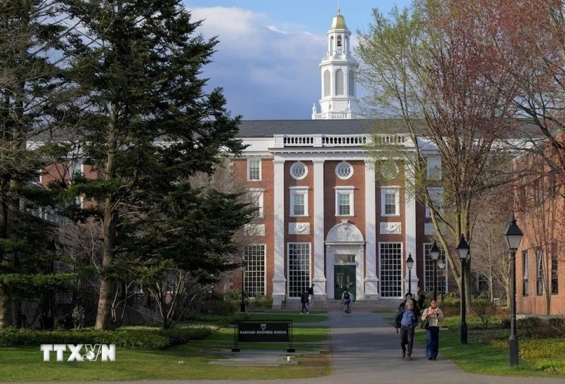 Đại học Harvard ở Cambridge, bang Massachusetts, Mỹ. Ảnh: Reuters/TTXVN dai-hoc-harvard.jpg