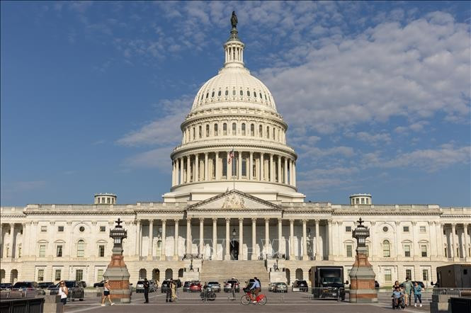 Tòa nhà Quốc hội Mỹ tại thủ đô Washington DC. Ảnh: THX/TTXVN my-20925.jpg
