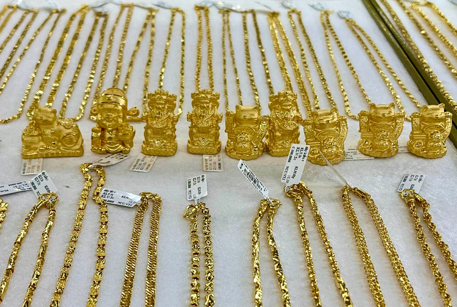 Thị trường vàng ngày 28-6 ghi nhận mức giảm mạnh. Ảnh: P.V img-1772.jpg