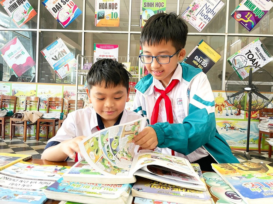 Đọc sách là một cách nuôi dưỡng tâm hồn. Ảnh minh họa: Phương Duyên 1s.jpg
